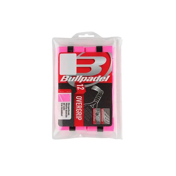 Bullpadel Overgrip Pack 12 Unds BG-1601 Flúor.